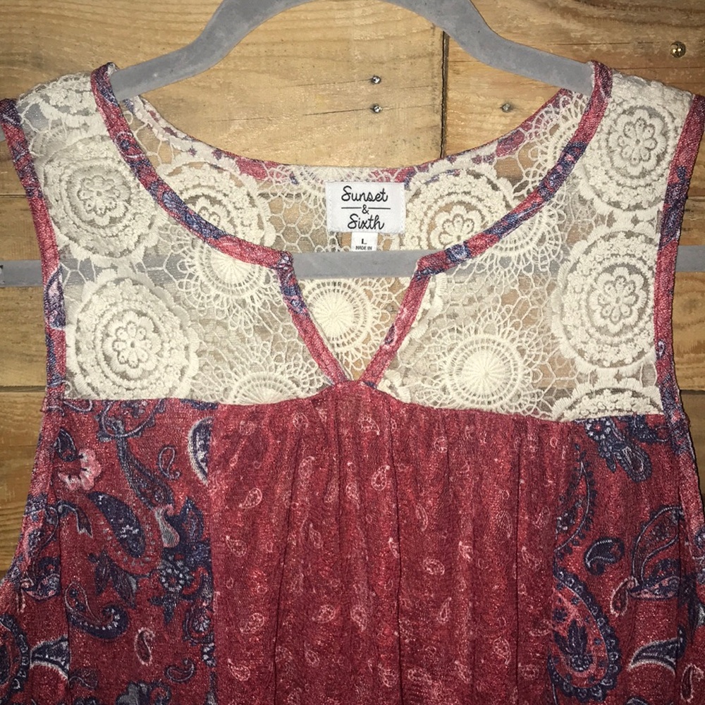 Paisley Tank Top - Picture 3 of 5